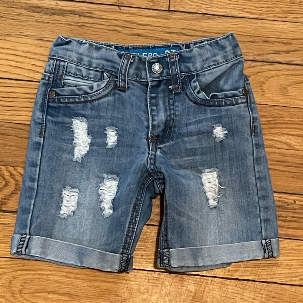Velero Distressed Jean Shorts, Size 3T
